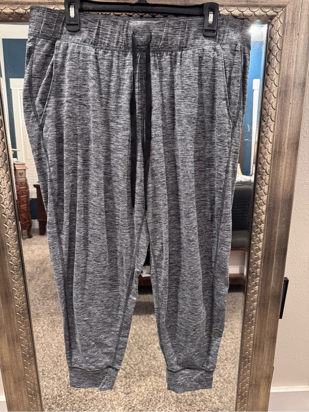 GAP Gray Brushed Tech Jersey Joggers
